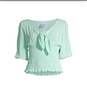 New Women's No Boundaries Tie Top sz XXL